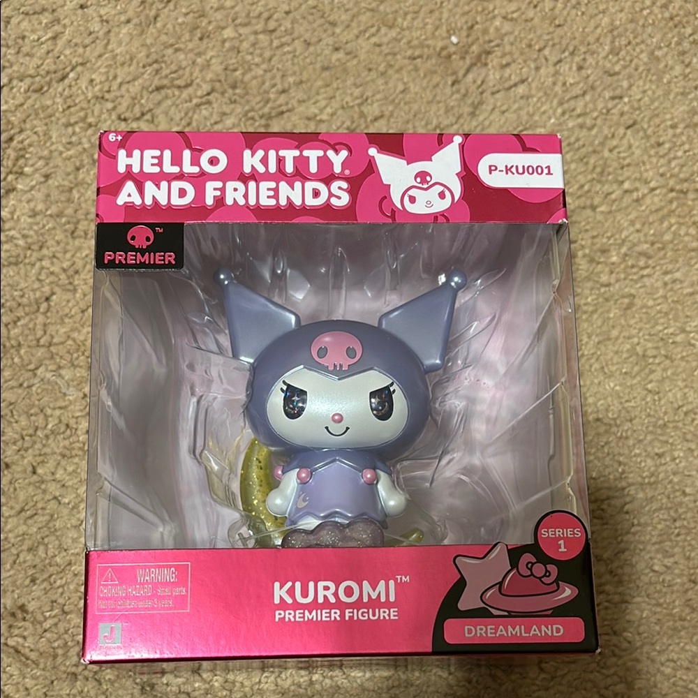 Hello Kitty Kuromi Premier Figure - Pink and Black